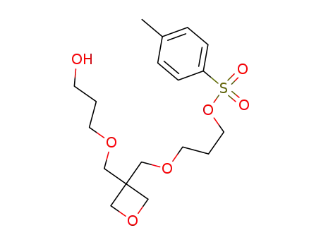 Molecular Structure of 142731-81-5 (11-tosyloxy-6,6-(2-oxapropane-1,3-diyl)-4,8-dioxa-1-undecanol)
