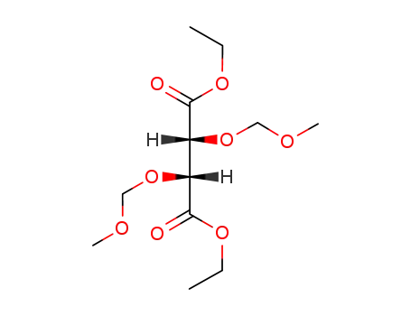 Molecular Structure of 100449-52-3 ((+)-(2R,3R)-diethyl 2,3-bismethoxymethoxybutanedioate)