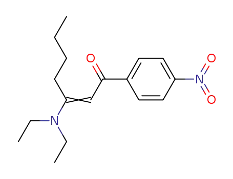(Z)-3-Diethylamino-1-(4-nitro-phenyl)-hept-2-en-1-one