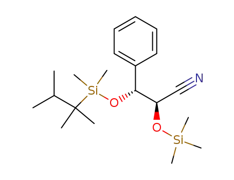 3-(Dimethylthexylsiloxy)-3-phenyl-2-(trimethylsiloxy)propannitril