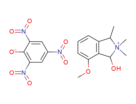 (+/-)-1H-1-hydroxy-2,3-dihydro-2,2,3-trimethyl-7-methoxyisoindolium picrate