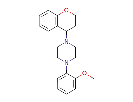 Molecular Structure of 81816-68-4 (1-chroman-4-yl-4-(2-methoxyphenyl)piperazine)