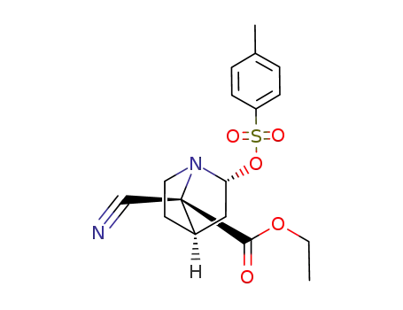 (2R,4R,7R)-7-Cyano-2-(toluene-4-sulfonyloxy)-1-aza-bicyclo[2.2.1]heptane-7-carboxylic acid ethyl ester