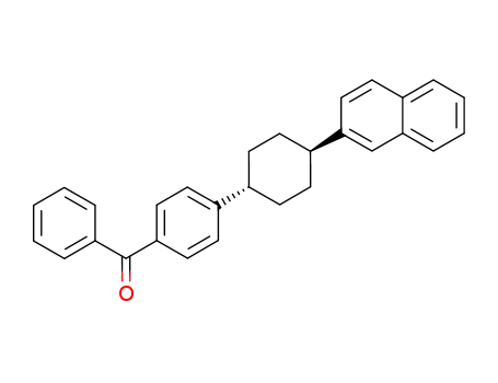 Molecular Structure of 113648-03-6 (Methanone, [4-[4-(2-naphthalenyl)cyclohexyl]phenyl]phenyl-, trans-)