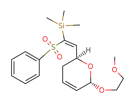 {(Z)-1-Benzenesulfonyl-2-[(2S,6S)-6-(2-methoxy-ethoxy)-3,6-dihydro-2H-pyran-2-yl]-vinyl}-trimethyl-silane