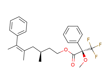 (R)-3,3,3-Trifluoro-2-methoxy-2-phenyl-propionic acid (Z)-(S)-3,5-dimethyl-6-phenyl-hept-5-enyl ester