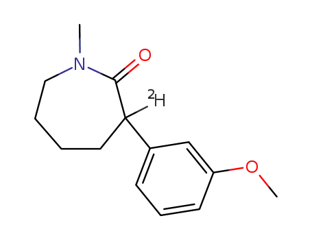 Molecular Structure of 76778-42-2 (3-<2H>-hexahydro-3-(3-methoxyphenyl)-1-methyl<2H>azepin-2-one)