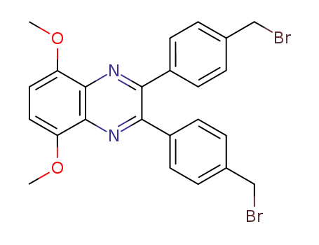 Quinoxaline, 2,3-bis[4-(bromomethyl)phenyl]-5,8-dimethoxy-