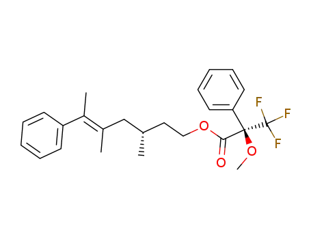 (R)-3,3,3-Trifluoro-2-methoxy-2-phenyl-propionic acid (E)-(R)-3,5-dimethyl-6-phenyl-hept-5-enyl ester
