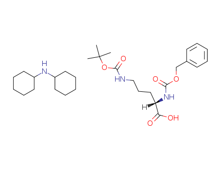 L-Ornithine, N5-[(1,1-dimethylethoxy)carbonyl]-N2-[(phenylmethoxy)carbonyl]-, compd. with N-cyclohexylcyclohexanamine (1:1)