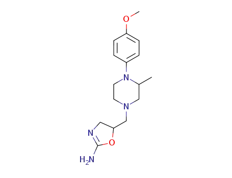 Molecular Structure of 144881-48-1 (5-{[4-(2-ethoxyphenyl)piperazin-1-yl]methyl}-4,5-dihydro-1,3-oxazol-2-amine)