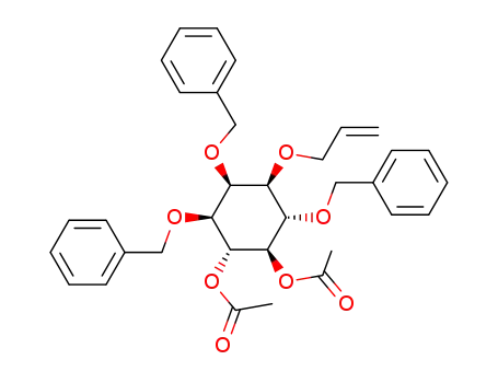 (+/-)-4,5-di-O-acetyl-1-O-allyl-2,3,6-tri-O-benzyl-myo-inositol