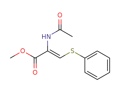 2-Propenoic acid, 2-(acetylamino)-3-(phenylthio)-, methyl ester, (Z)-