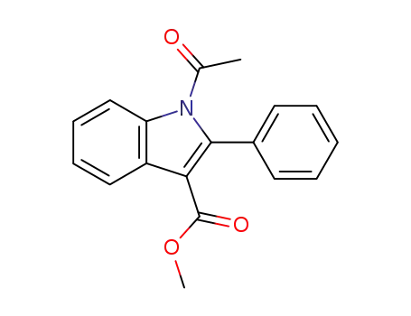 methyl 1-acetyl-2-phenylindole-3-carboxylate
