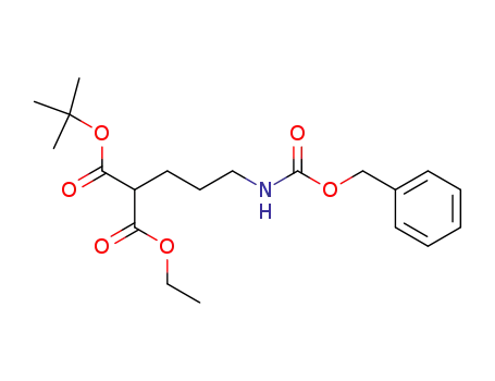 2-(3-Benzyloxycarbonylamino-propyl)-malonic acid tert-butyl ester ethyl ester