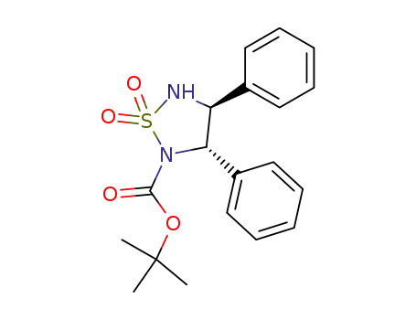 (3S,4S)-1,1-Dioxo-3,4-diphenyl-1λ<sup>6</sup>-[1,2,5]thiadiazolidine-2-carboxylic acid tert-butyl ester