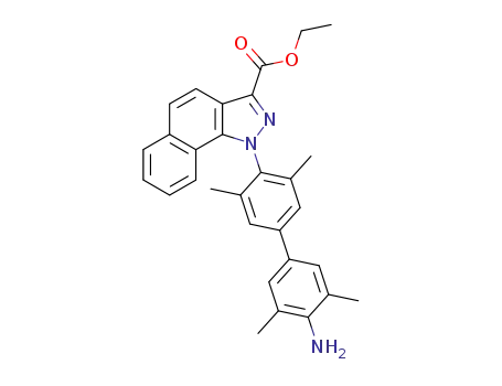 ethyl 1-(4-amino-3,5,3',5'-tetramethylbiphenyl-4-yl)-benz<g>imidazole-3-carboxylate