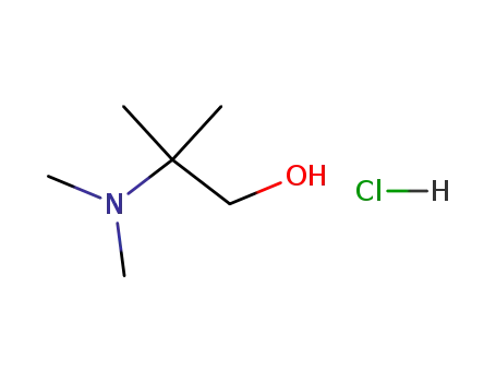 Molecular Structure of 10026-98-9 (2-(dimethylamino)-2-methylpropan-1-ol hydrochloride)