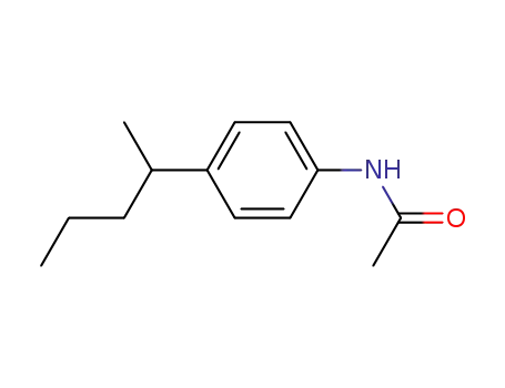 (+/-)-acetic acid-[4-(1-methyl-butyl)-anilide]