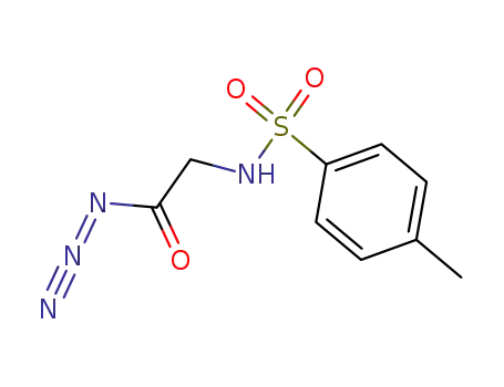 Molecular Structure of 67729-54-8 (Acetyl azide, [[(4-methylphenyl)sulfonyl]amino]-)