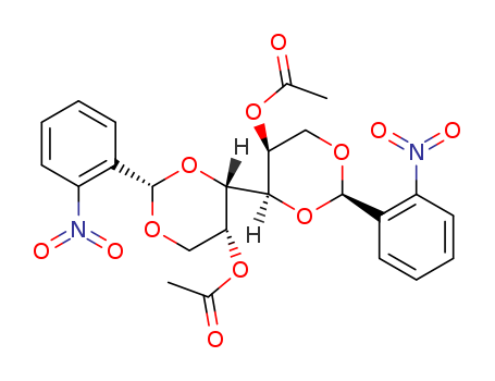 Galactitol,1,3:4,6-bis-O-(o-nitrobenzylidene)-, 2,5-diacetate, meso- (8CI)