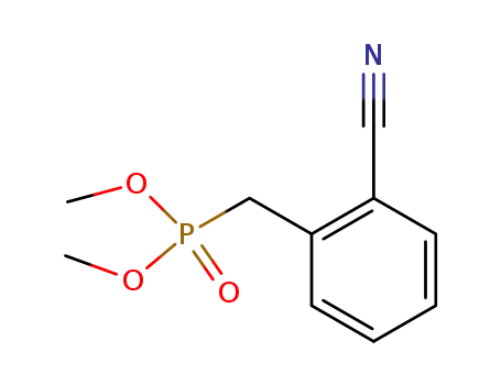 Molecular Structure of 78022-18-1 (Phosphorsure, [(2-cyanophenyl)methyl]-, Dimethylester)