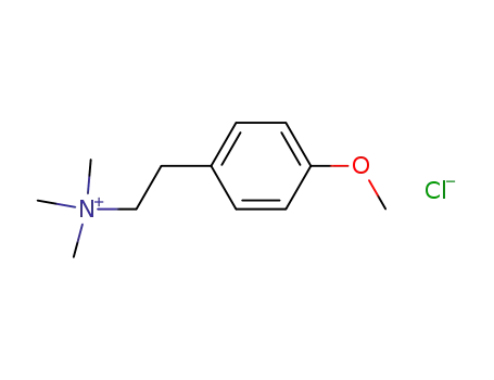 4-Methoxy-N,N,N-trimethylbenzeneethanaminium chloride