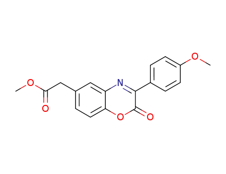 methyl [3-(4-methoxyphenyl)-2-oxo-2H-1,4-benzoxazin-6-yl]acetate