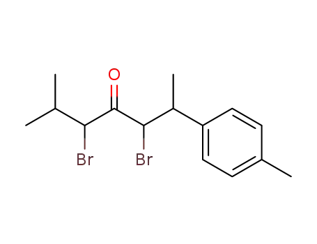 4-Heptanone, 3,5-dibromo-2-methyl-6-(4-methylphenyl)-