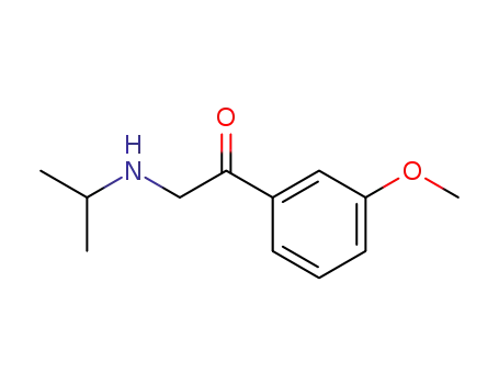 Molecular Structure of 857724-35-7 (2-ISOPROPYLAMINO-1-(3-METHOXY-PHENYL)-ETHANONE)