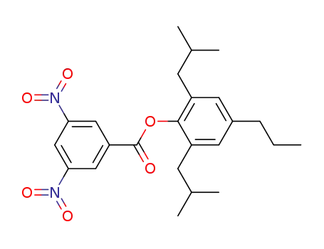 3,5-dinitro-benzoic acid-(2,6-diisobutyl-4-propyl-phenyl ester)