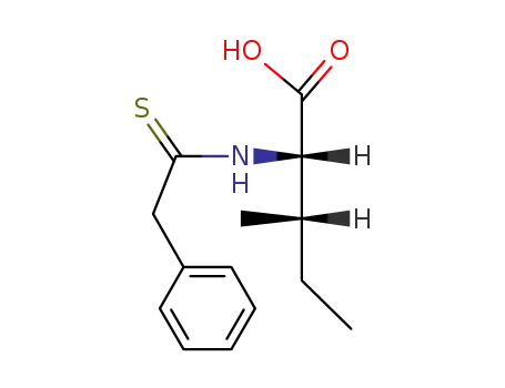 Molecular Structure of 101956-05-2 (<i>N</i>-phenylthioacetyl-DL-isoleucine)