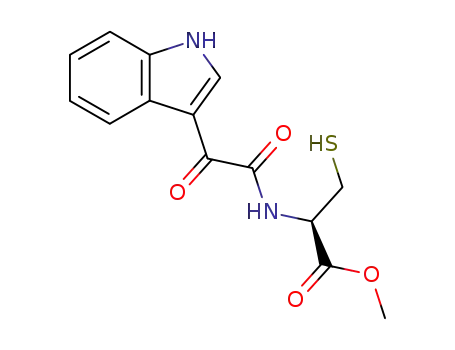 L-Cysteine, N-(1H-indol-3-yloxoacetyl)-, methyl ester