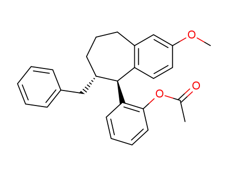 1,2-trans-1-(o-acetoxyphenyl)-2-benzyl-7-methoxy-benzosuberan