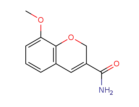 8-Methoxy-2H-1-benzopyran-3-carboxamide