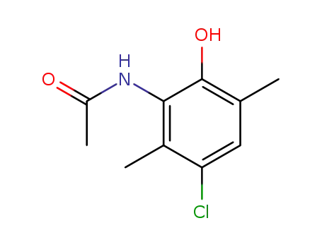 Molecular Structure of 855942-54-0 (acetic acid-(3-chloro-6-hydroxy-2,5-dimethyl-anilide))