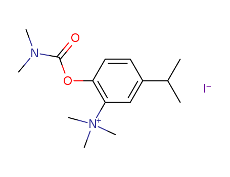 [2-(dimethylcarbamoyloxy)-5-propan-2-ylphenyl]-trimethylazanium iodide