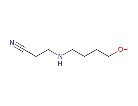 3-<(4-Hydroxybutyl)amino>propannitril
