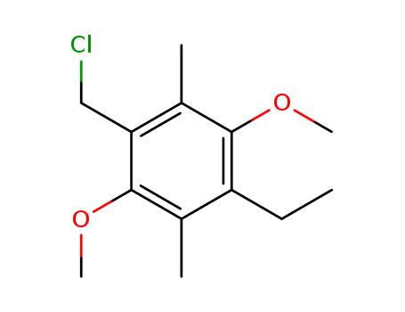 1-ethyl-4-chloromethyl-2,5-dimethoxy-3,6-dimethyl-benzene