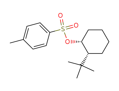 Molecular Structure of 26349-85-9 ((+/-)-toluene-4-sulfonic acid-(<i>cis</i>-2-<i>tert</i>-butyl-cyclohexyl ester))