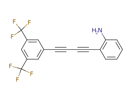 2-[4-(3,5-Bis-trifluoromethyl-phenyl)-buta-1,3-diynyl]-phenylamine