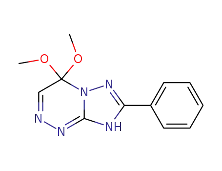 4,8-Dihydro-4,4-dimethoxy-7-phenyl-1,2,4-triazolo<5,1-c><1,2,4>triazine