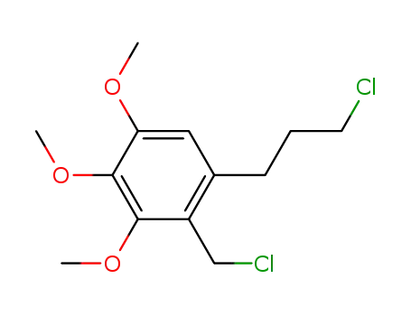 2-chloromethyl-1-(3-chloro-propyl)-3,4,5-trimethoxy-benzene