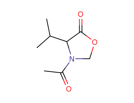 5-Oxazolidinone, 3-acetyl-4-(1-methylethyl)- (9CI)