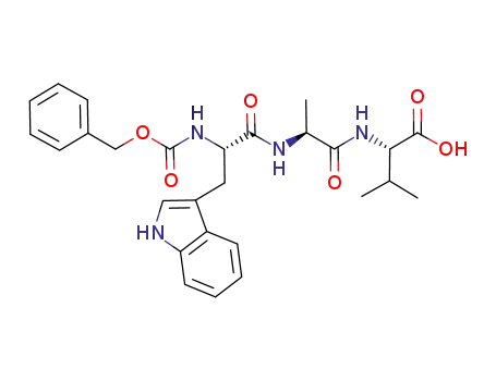 (S)-2-{(S)-2-[(S)-2-Benzyloxycarbonylamino-3-(1H-indol-3-yl)-propionylamino]-propionylamino}-3-methyl-butyric acid