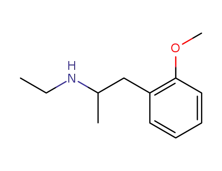 Molecular Structure of 91553-50-3 (ethyl-[2-(2-methoxy-phenyl)-1-methyl-ethyl]-amine)