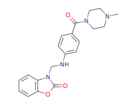 1-<p-<3-(2'-Oxobenzoxazolinylmethyl)amino>benzoyl>-4-methylpiperazine
