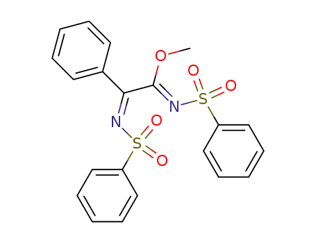 <i>N</i>-benzenesulfonyl-2-benzenesulfonylimino-2-phenyl-acetimidic acid methyl ester