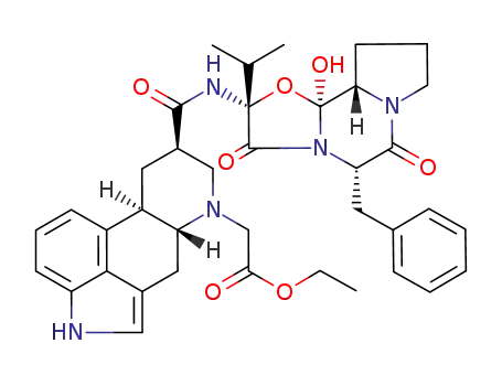 [(6aR,9R,10aR)-9-((2R,5S,10aS,10bS)-5-Benzyl-10b-hydroxy-2-isopropyl-3,6-dioxo-octahydro-oxazolo[3,2-a]pyrrolo[2,1-c]pyrazin-2-ylcarbamoyl)-6,6a,8,9,10,10a-hexahydro-4H-indolo[4,3-fg]quinolin-7-yl]-acetic acid ethyl ester