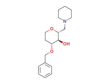 (2R,3S,4R)-4-Benzyloxy-2-piperidin-1-ylmethyl-tetrahydro-pyran-3-ol